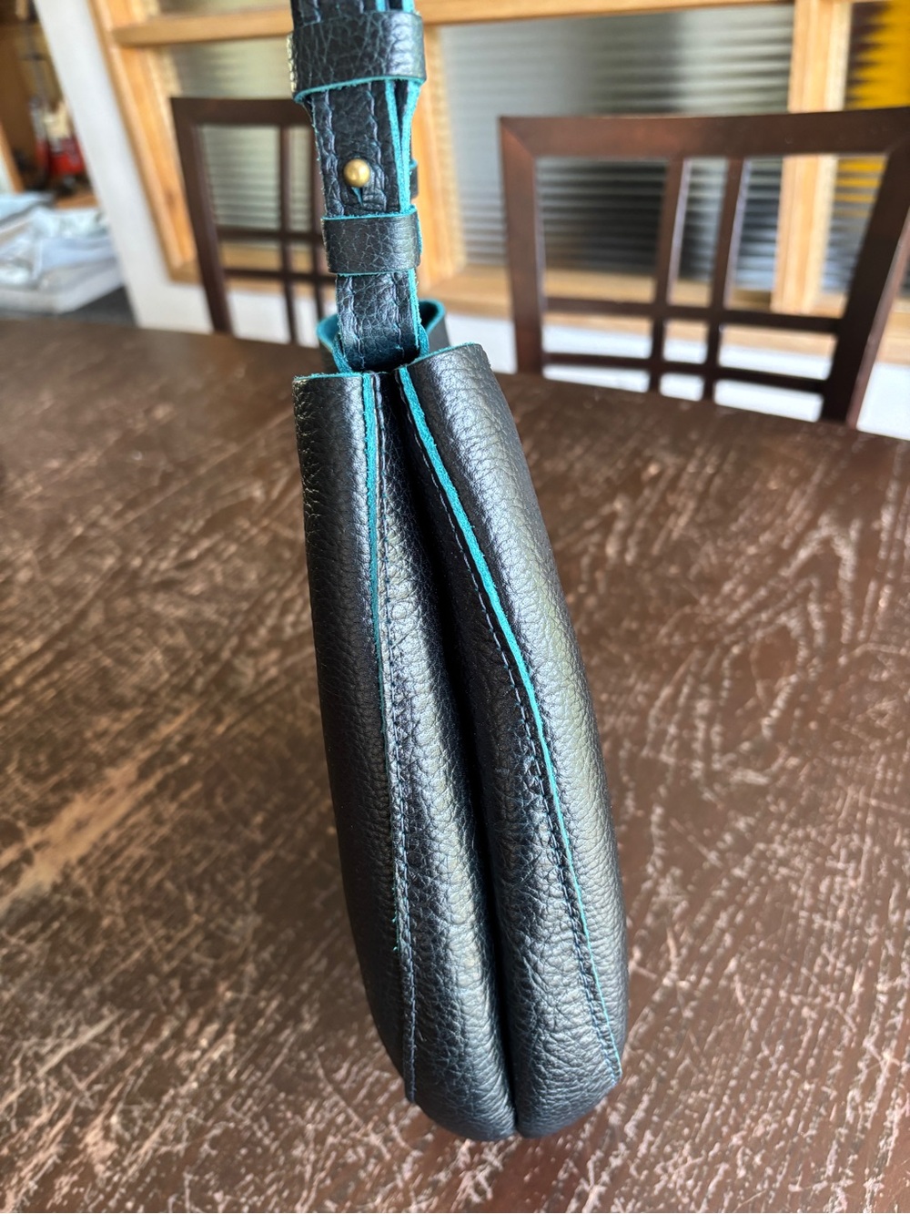 Portland Leather Goods Medium Olivia Shoulder Bag - Boreal - Picture 7 of 8